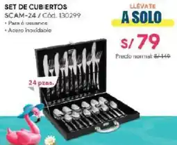 Hiraoka Set de cubiertos SCAM-24 oferta