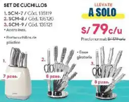 Hiraoka Set de cuchillos SCM-7 oferta