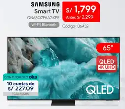Hiraoka Samsung smart tv 65" oferta
