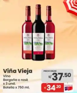 Vega Viña vieja vino borgoña o rosé oferta