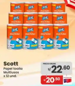 Vega Scott papel toalla multiusos oferta