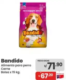 Vega Bandido alimento para perro carne bolsa oferta
