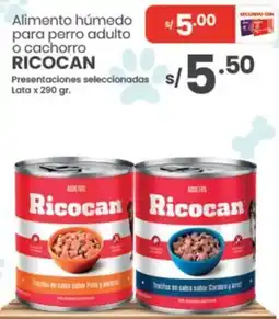 Vega Ricocan alimento húmedo para perro adulto o cachorro oferta