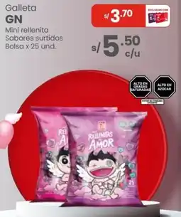 Vega Galleta gn mini rellenita sabores surtidos bolsa oferta