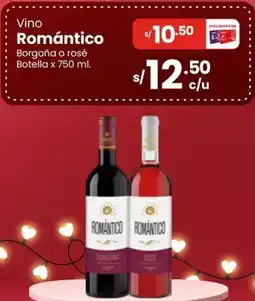 Vega Romántico vino borgoña o rosé botella oferta