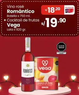 Vega Romántico Vino rosé Botella oferta