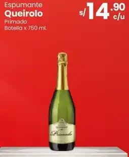 Vega Queirolo espumante primado botella oferta