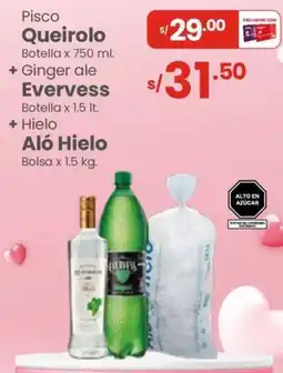 Vega Queirolo pisco botella oferta