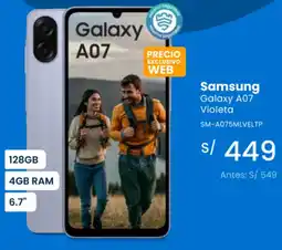 Tiendas EFE Samsung galaxy A07 violeta oferta