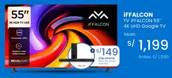 Iffalcon tv 55" 4k uhd google tv