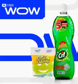 Wong Cif en productos llévate la esponja scrub daddy oferta
