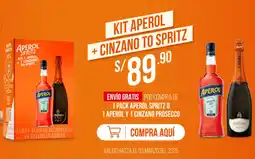 Wong Kit aperol + cinzano to spritz oferta