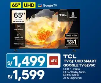TCL Smart Google TV 65"