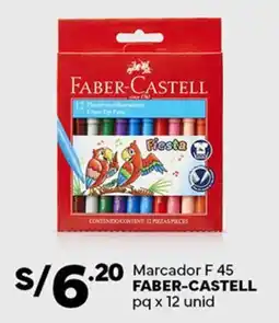 Plaza Vea FABER-CASTELL marcador F 45 oferta