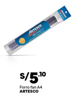 Plaza Vea Artesco forro fan a4 oferta