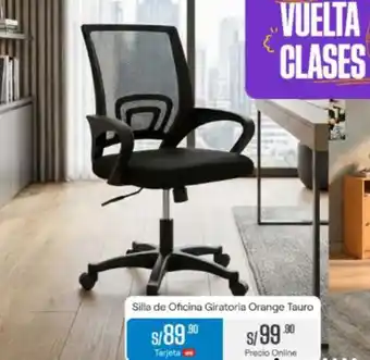 Silla de Oficina Giratoria Orange Tauro