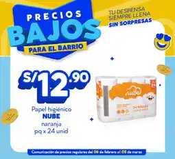 Mass Nube papel higiénico oferta
