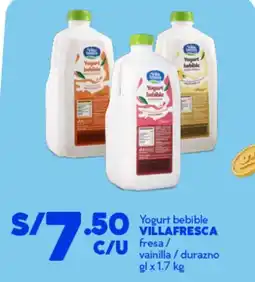 Mass Villafresca yogurt bebible oferta