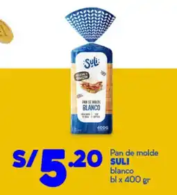 Mass Suli pan de molde blanco oferta