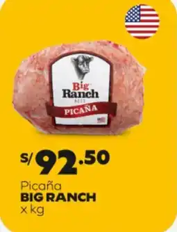 Plaza Vea Big Ranch picaña oferta