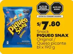 Plaza Vea Piqueo Snax original oferta