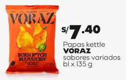 Plaza Vea Voraz papas kettle oferta