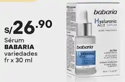 Plaza Vea Babaria sérum oferta