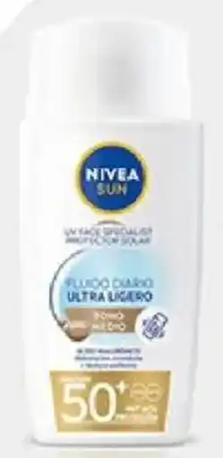 Plaza Vea Nivea daily fluido tono medio FPS 40 oferta