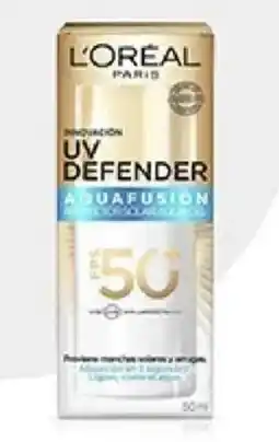 Plaza Vea L'oréal UV defender aqua fusion FPS 50 oferta