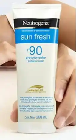 Plaza Vea Neutrogena sun fresh FPS 90 oferta
