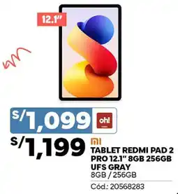 Plaza Vea Redmi Pad 2 Pro oferta