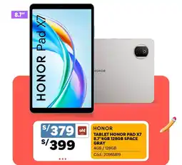 Plaza Vea Honor Pad X7 oferta