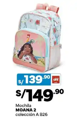 Plaza Vea Moana 2 mochila oferta