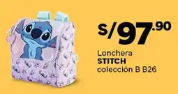 Plaza Vea Stitch lonchera oferta