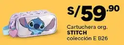 Plaza Vea Stitch cartuchera oferta