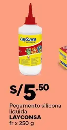 Plaza Vea Layconsa pegamento silicona líquida oferta