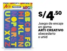 Plaza Vea Arti Creativo juego de encaje en goma oferta