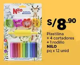 Plaza Vea Nilo plastilina + 4 cortadores + 1 rodillo oferta