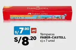 Plaza Vea Faber-Castell témperas oferta