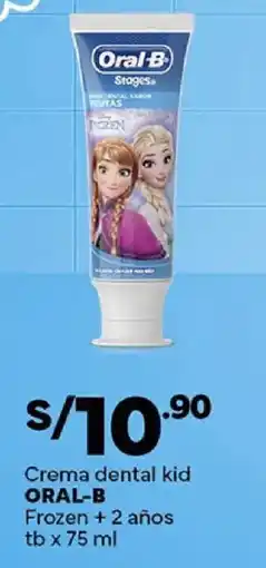 Plaza Vea Oral-B crema dental kid frozen oferta
