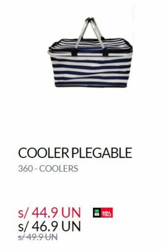 Tottus Cooler Plegable oferta