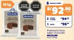 Makro Nicolini premezcla torta sabor chocolate saco oferta