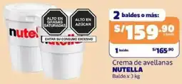 Makro Nutella crema de avellanas balde oferta