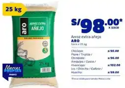 Makro Aro arroz extra añejo saco oferta