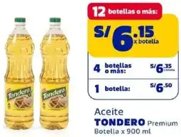 Makro Tondero aceite premium botella oferta
