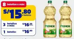 Makro Primor aceite vegetal botella oferta