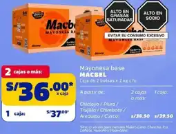 Makro Macbel mayonesa base oferta