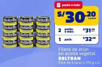 Makro Beltran filete de atún en aceite vegetal oferta