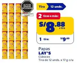 Makro Lay's papas clásicas tira oferta