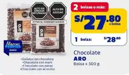 Makro Aro chocolate bolsa oferta